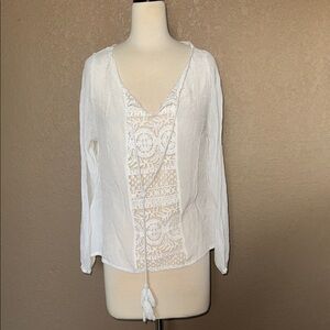 Summery White Lace Top
